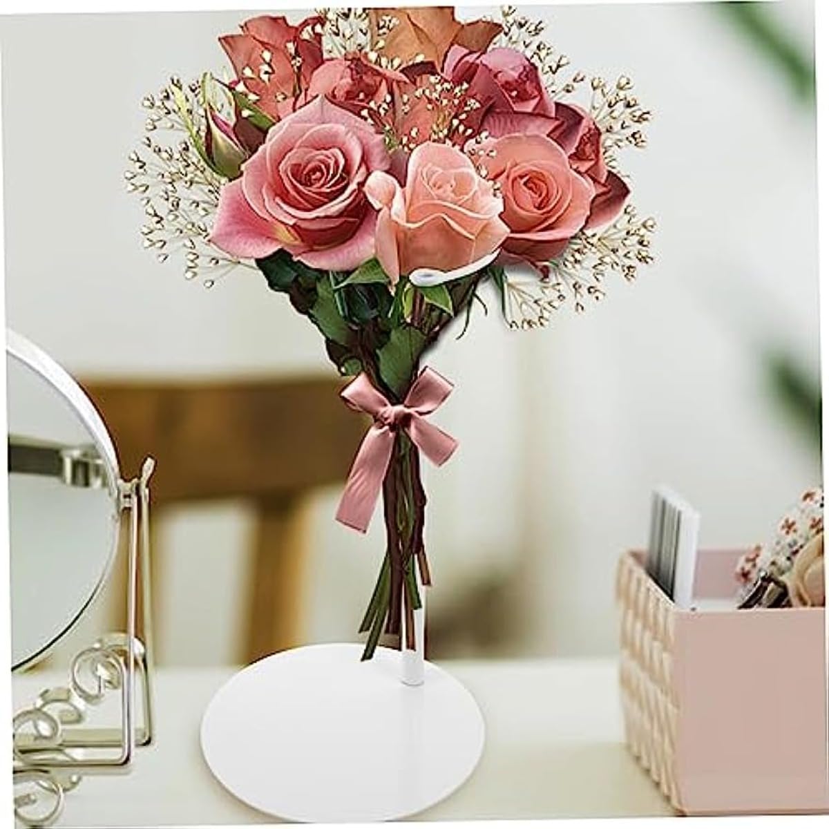 新品 ウェディング ギフト バラ 卓上スタン 新品 ウェディング ギフト バラ 卓上スタン