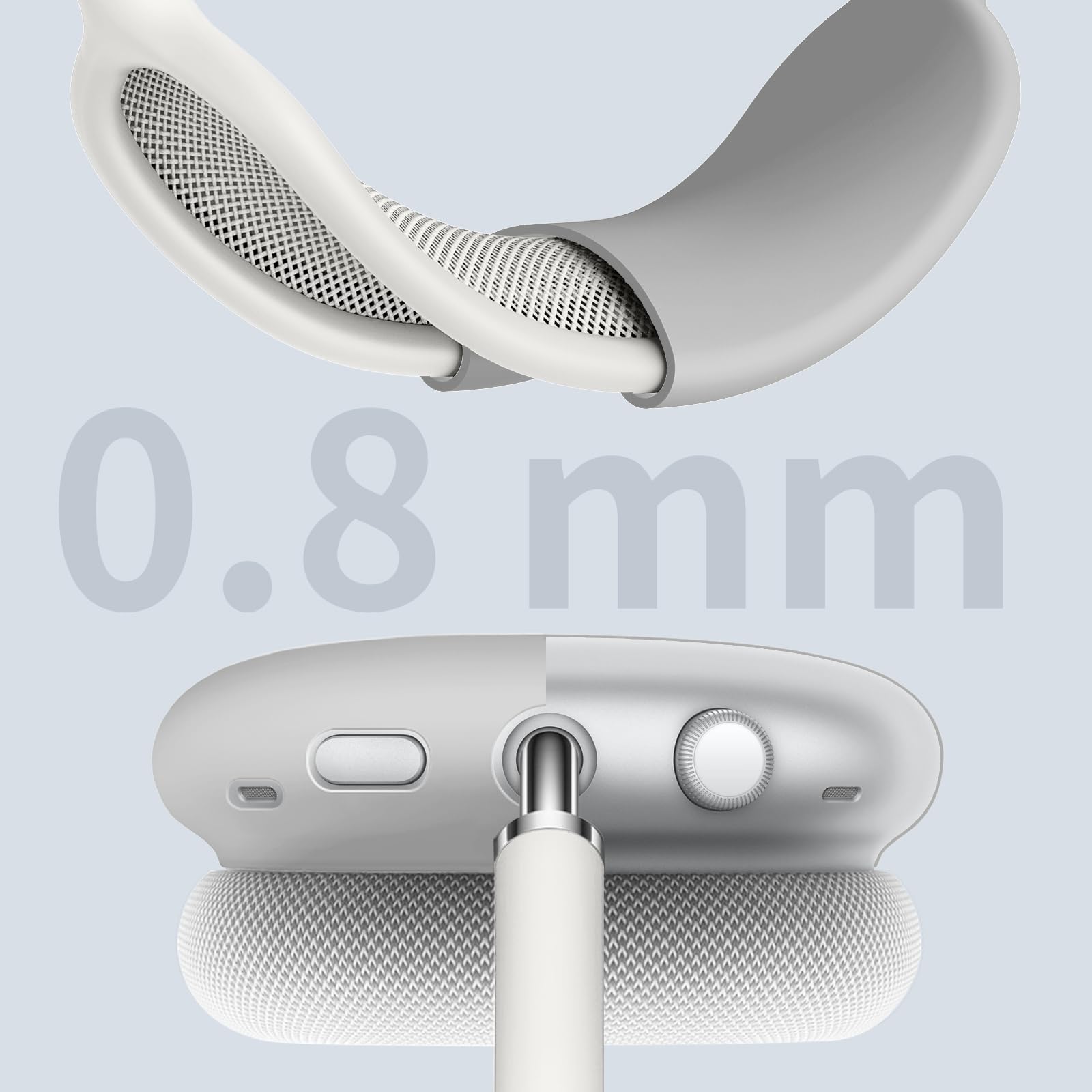 AirPods MAX シリコンカバー付 3個セット Apple AirPods Max用保護ケース 傷防止イヤーパッドケース