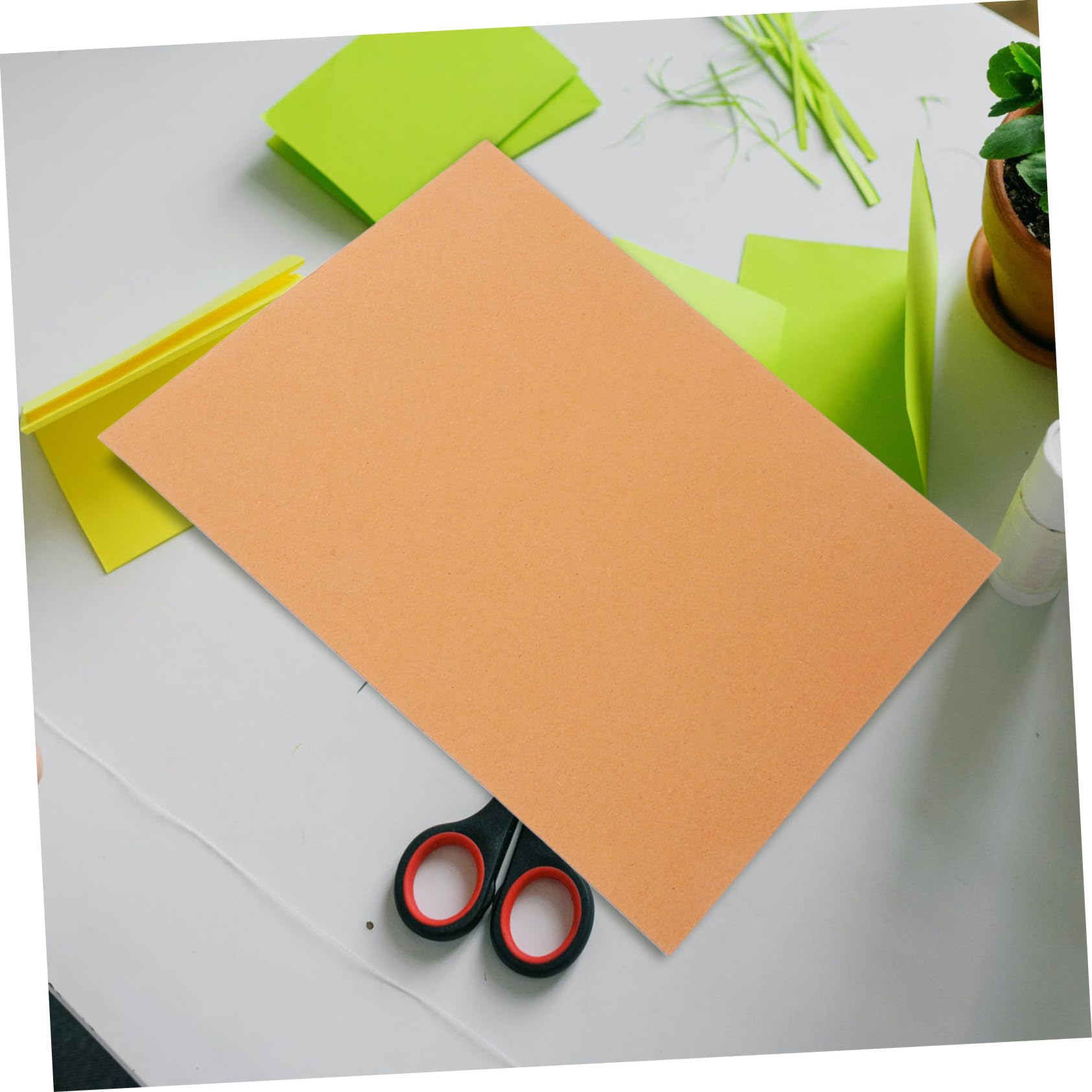 Papiers Cartonnés A4 Bruns 100 Feuilles pour Loisirs Créatifs