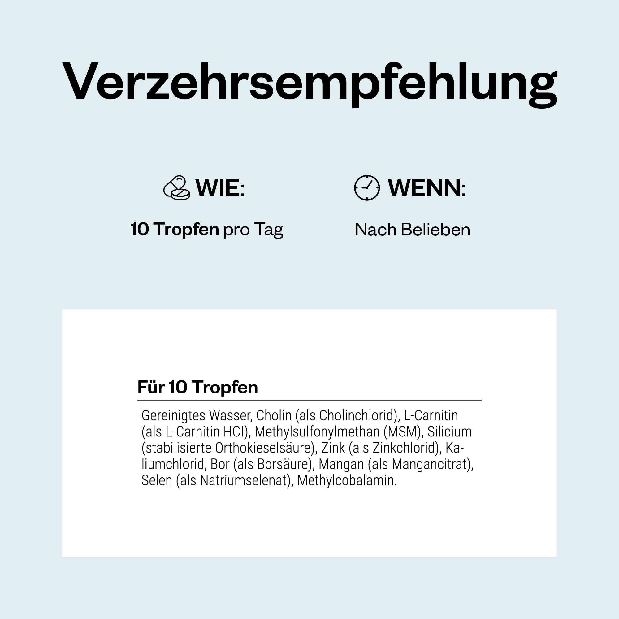 Orthosilicic Acid - Unterstützt die Gesundheit von Haut und Haaren - Stärkt die Gesundheit der Knochen - Angereichert mit Vitamin B12 und Cholin - Vegan - Glutenfrei - SuperSmart.