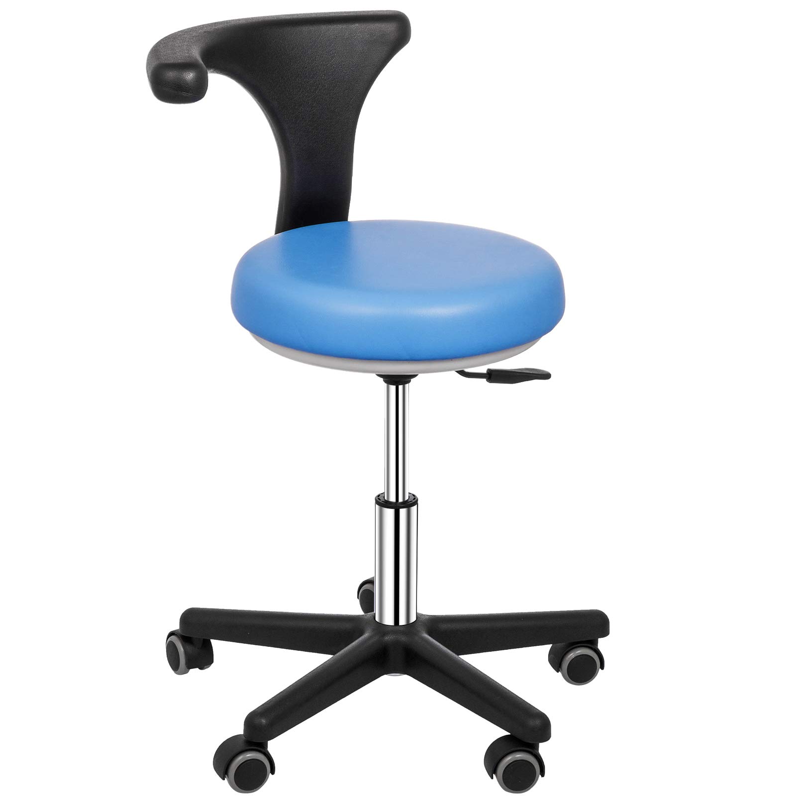 AZDENT Dental Doctor Assistant Stool | PU Leather Adjustable Mobile Chair 26"