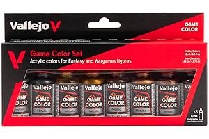 Vallejo Metallic Colors Game Color Paint Set