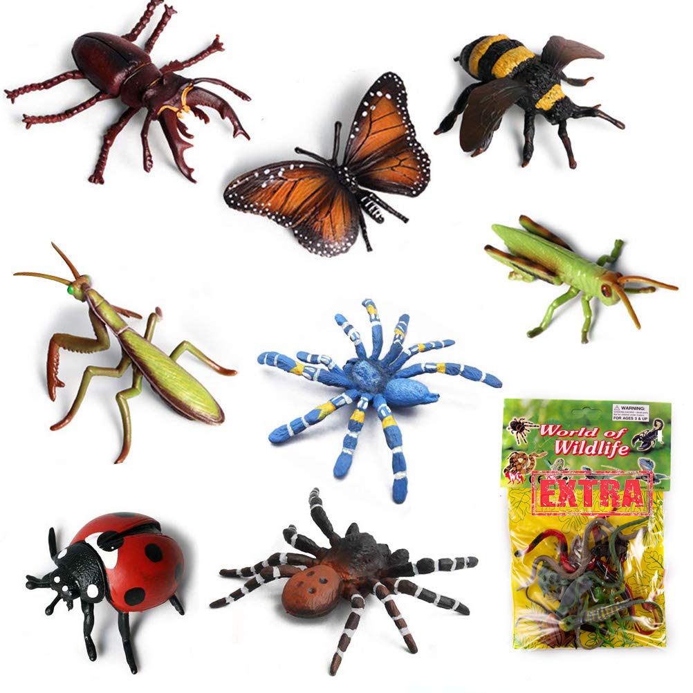 plastic insects toys