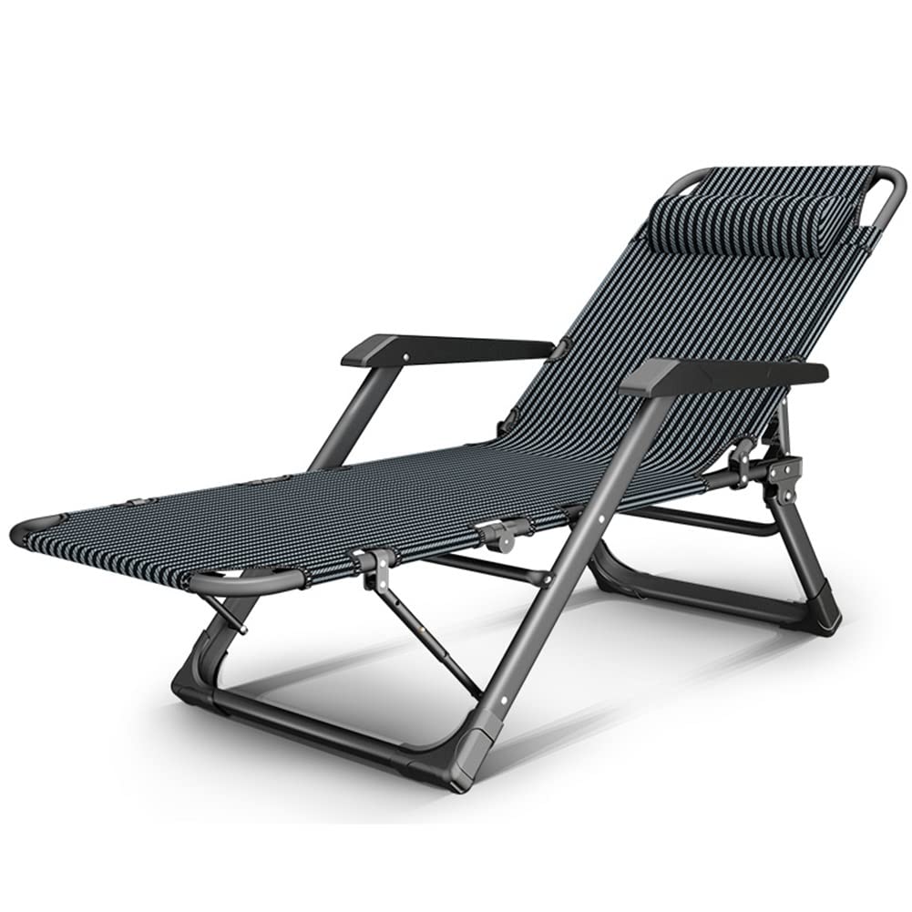 Chaise longue pliante anti-gravité portable en acier pour en finir avec le mal de dos
