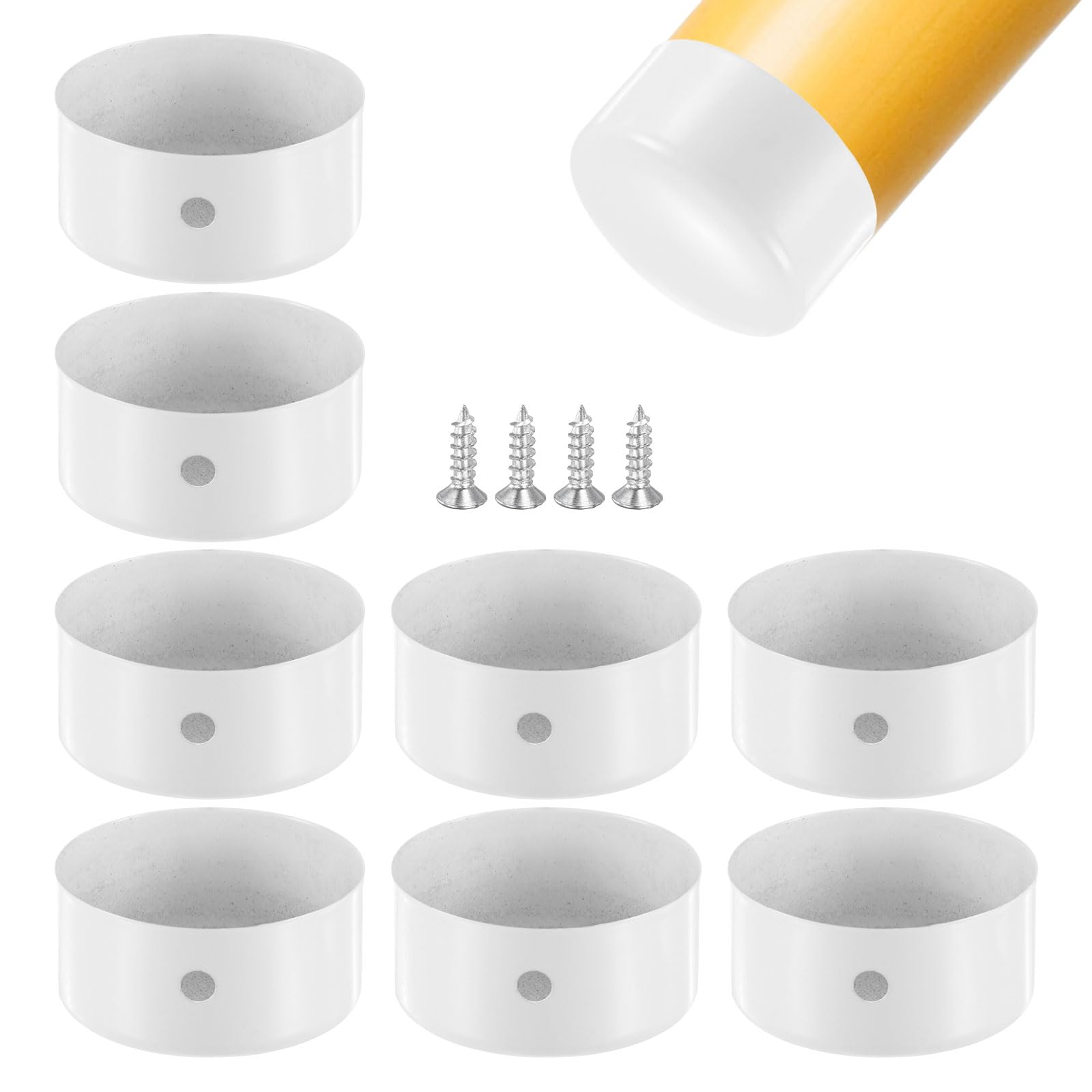 M METERXITY 8-Pack Handrail End Caps