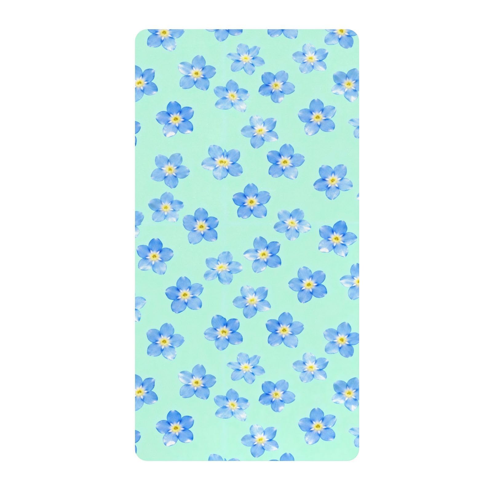 Drap de berceau respirant en coton thermorégulateur, drap de lit bleu anti-transpiration bébé