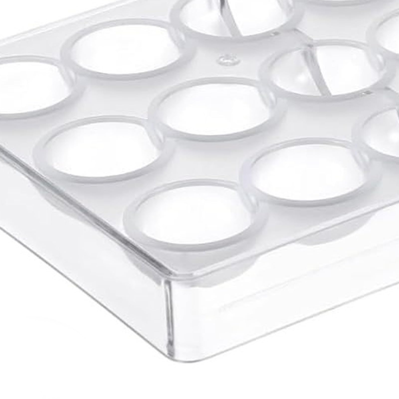 Zerodeko 1 juego de moldes de acrílico transparente para chocolate con rasp