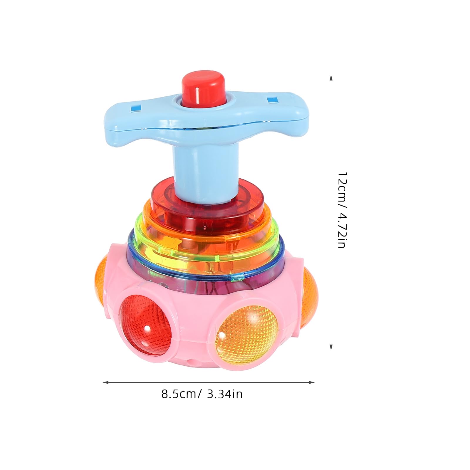 3Er-Pack Led Musik Kreisel Spielzeug Mit Blinklicht Und Ton Bunter Gyroskop Partyspaß Für Kinder Fördert Feinmotorik Und Kreativität Ideale Mitgebsel Für Kindergeburtstag Und Fest