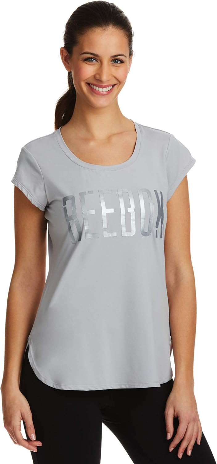 Reebok Womens Fitness Workout T-Shirt: Clothing