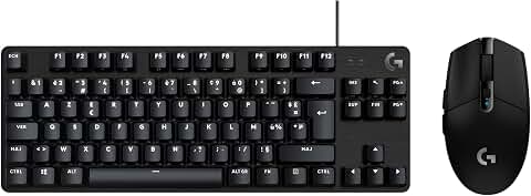 Logitech G G305 Lightspeed Souris Gaming sans Fil | LIGHTSPEED et G413 TKL SE clavier gaming mécanique – souris avec capteur HERO et clavier compact – PC/Mac - Noir