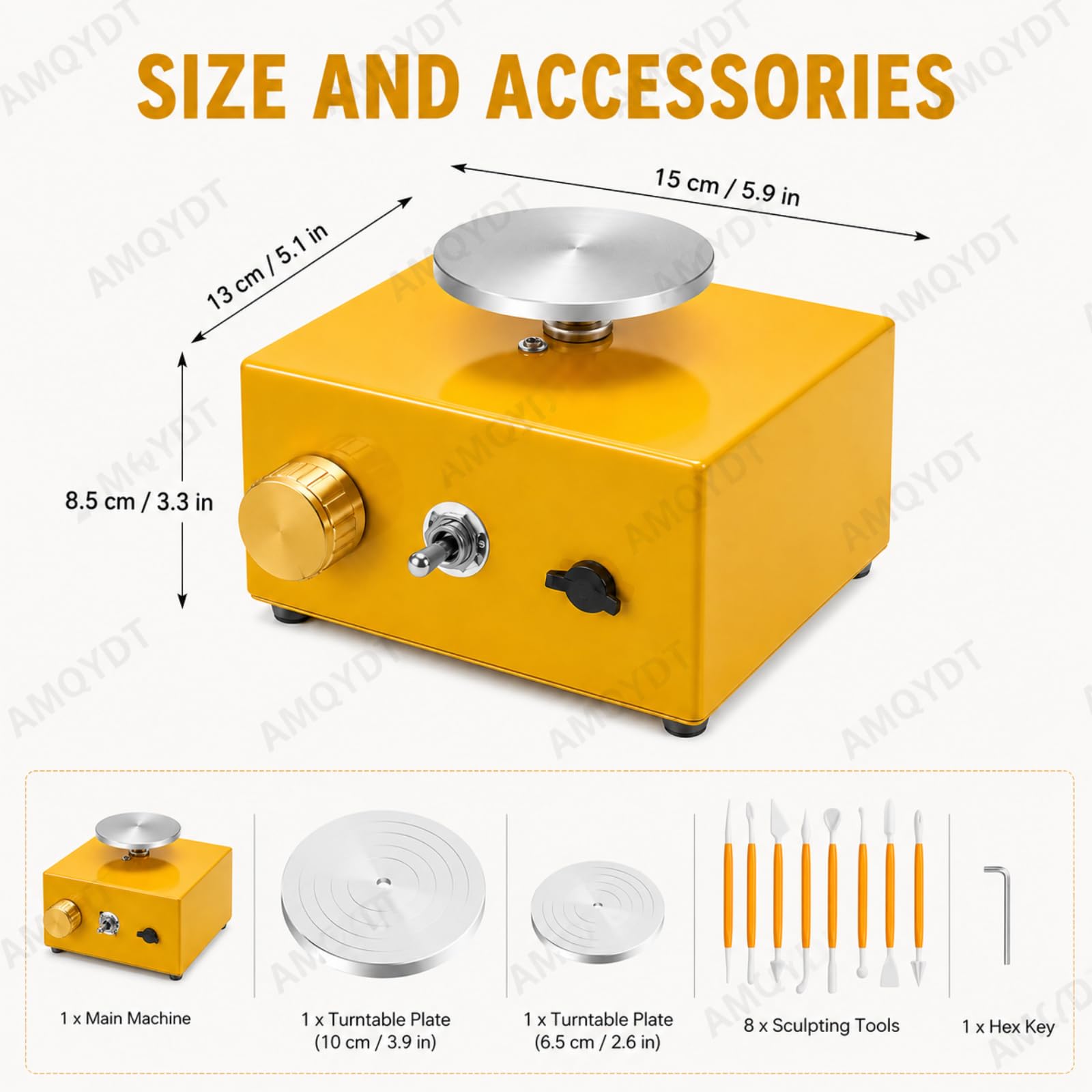 Mini Torno Eléctrico Para Alfarería, Torno Eléctrico Para Alfarería, Máquina Para Alfarería Con Velocidad Ajustable, Recipiente De Agua Extraíble Para Dar Forma A La Arcilla, Artesanía En Red
