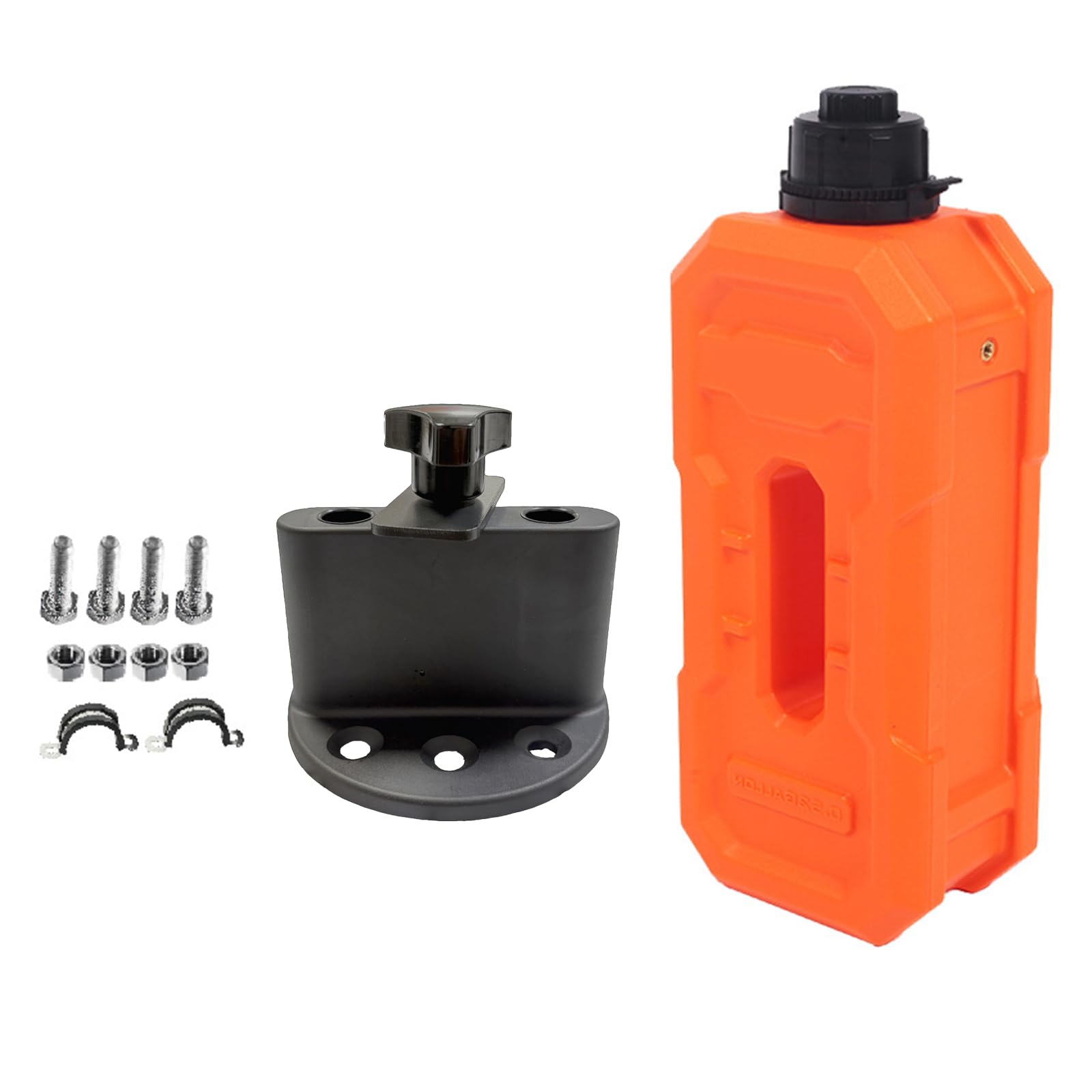 Sturdy 2L Portable Oil Container for Motorbikes Featuring Impacts Resistant and Easy Carry Handle Motorcycle Spare Oil Tanks
