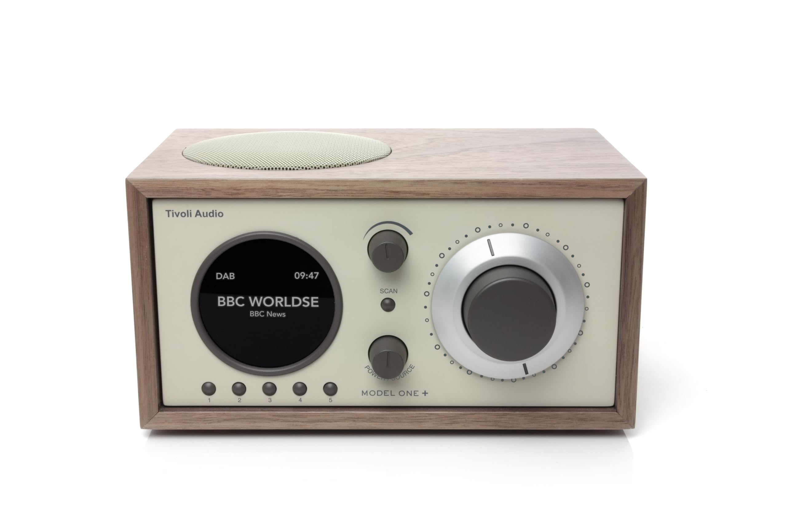 Tivoli Audio Model One+ FM/DAB/DAB+ Bluetooth Radio (Noce/Beige)