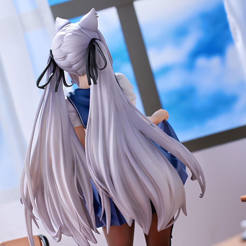 QAHEART Minarai Nurse Tsukiyomi Ai Figures Anime Girls Figure Original Painting Illustration Anime Figurine 25CM: Alvina-chan 1pcs 24cm/9.45inch