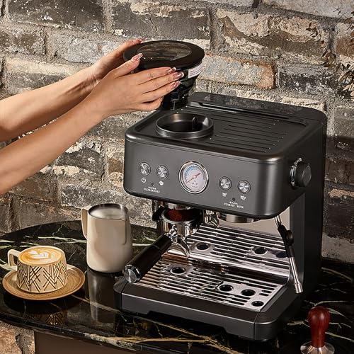 Ekspres do kawy espresso z parownikiem - profesjonalny kompaktowy ekspres do kawy do latte Art i cappuccino