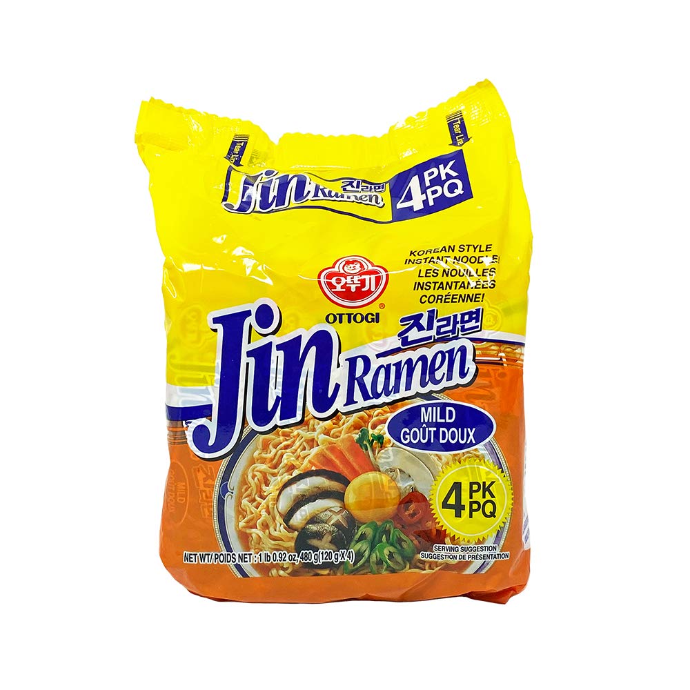 Ottogi Jin Ramen Vegetarian Noodle (120 G X 5 Pack), 3500 grams (B07DCWY46V) Amazon Price History, Amazon Price Tracker