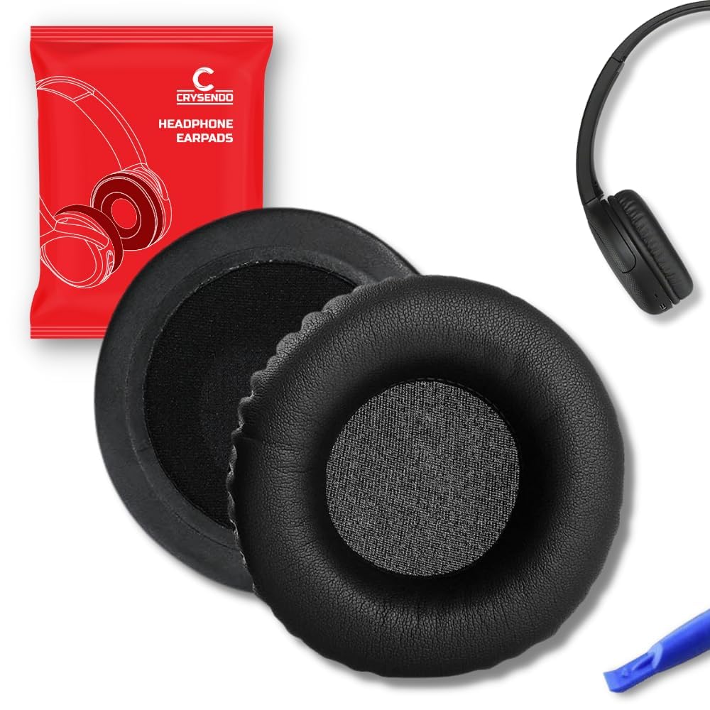 70mm Headphone Cushion Protein Leather Cushion | Compatible with Sennheiser HD 250BT Ear Cushion | 1.5cm Thick Replacement Headphone Ear Pads