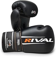Rival Boxing RS60 2.0 Lace-Up Sparring Gloves - 1.5" Molded Foam Padding, Large Punching Surface for Max Protection