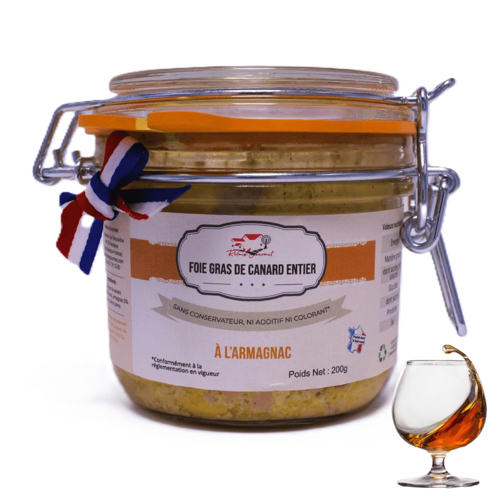 Cofre Larroun – Selección de 6 Foies Gras Enteros y Aperitivo Gourmet con Jurançon – Relais Gourmet | Artesanal del Suroeste | Sin Conservantes, Aditivos ni Colorantes