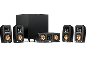 Klipsch Black Reference Theater Pack: 5.1 Home Theatre System