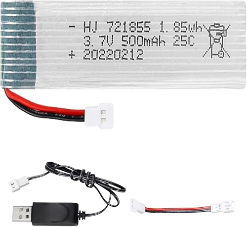 3.7V 721855 500mAh 25C RC Avión Batería Drone Li-ion Batería para U815A U818A U819A FPV UAV Control Remoto Aviones Control Remoto UAV Quadcopter