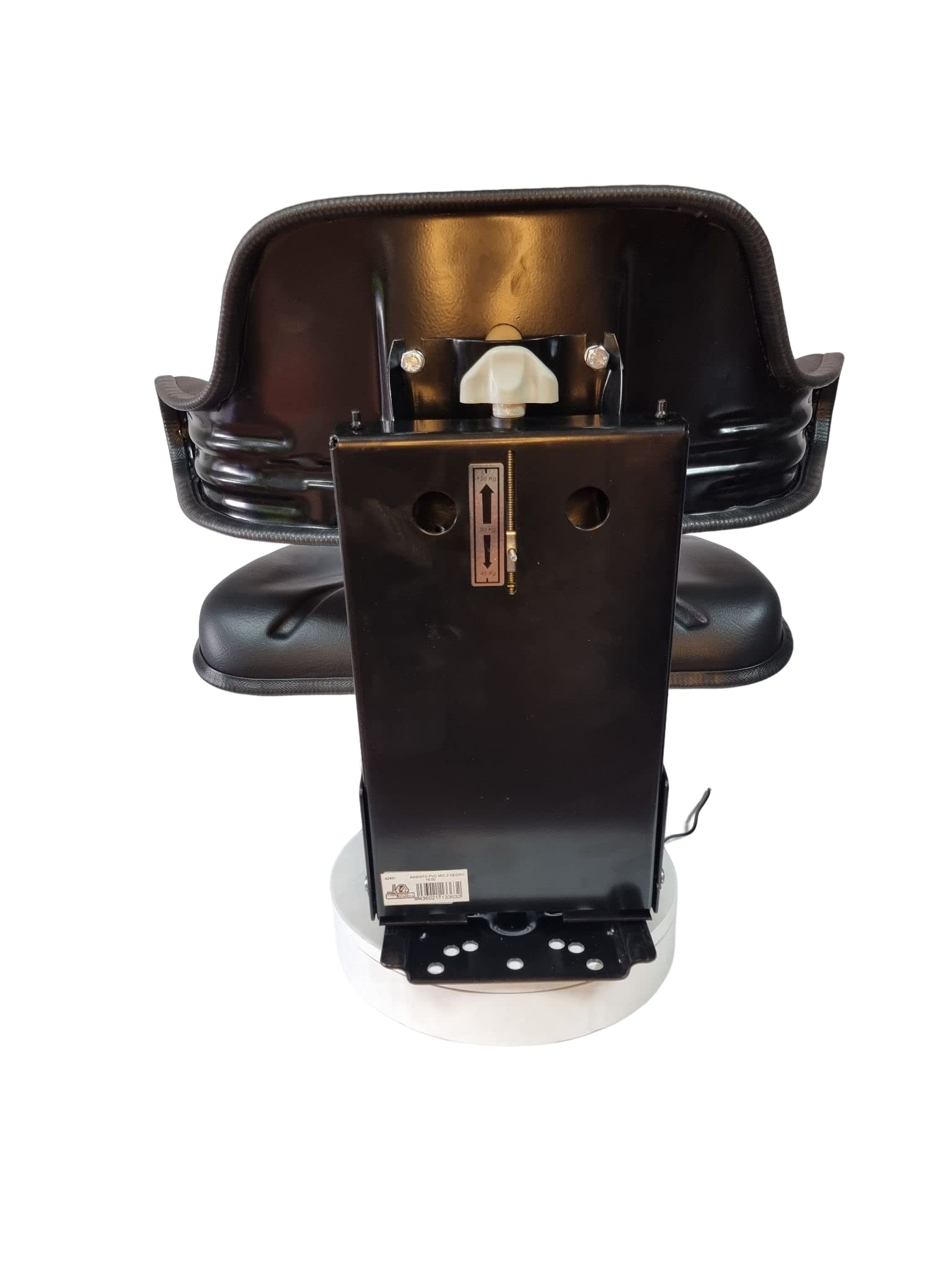 Asiento de tractor para tractor, asiento universal, varios modelos de tractor -modelo estándar para Segadoras, Cosechadoras con Respaldo Ajustable, Reposabrazos y Suspensión Mecánica