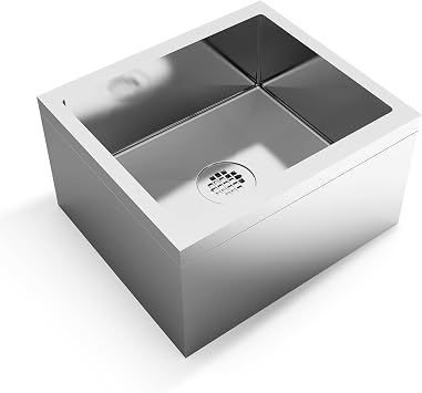 TONGMO Stainless Steel Floor Mop Sink Mop sink | 19" x 22" x 12"