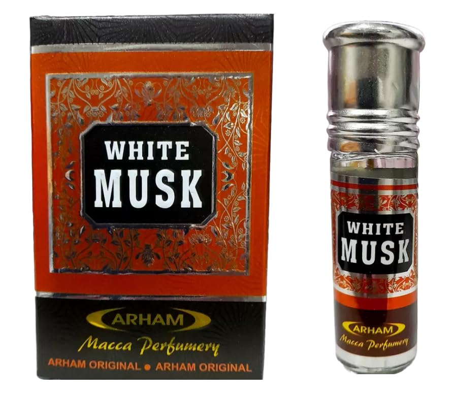TAUSIF CREATION® Arham Attar White Musk 100% Non-Alcoholic Natural Apparel Perfumes (Roll On System Bottle) 8 Ml-image-36