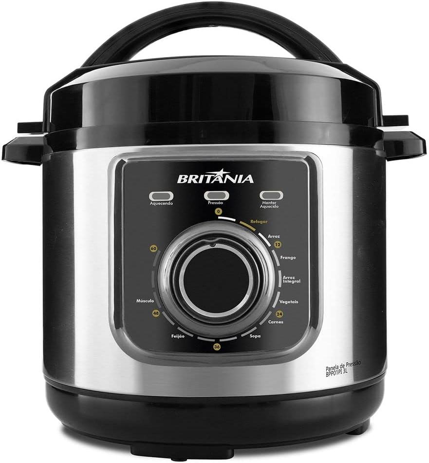 Britânia BPP01PI panela de pressão elétrica 3L compacta