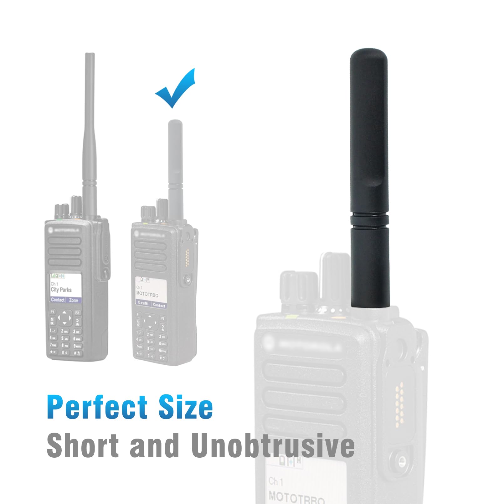 Amazon.com: 2 Pcs PMAE4071 UHF Stubby Antenna 403-527MHz for