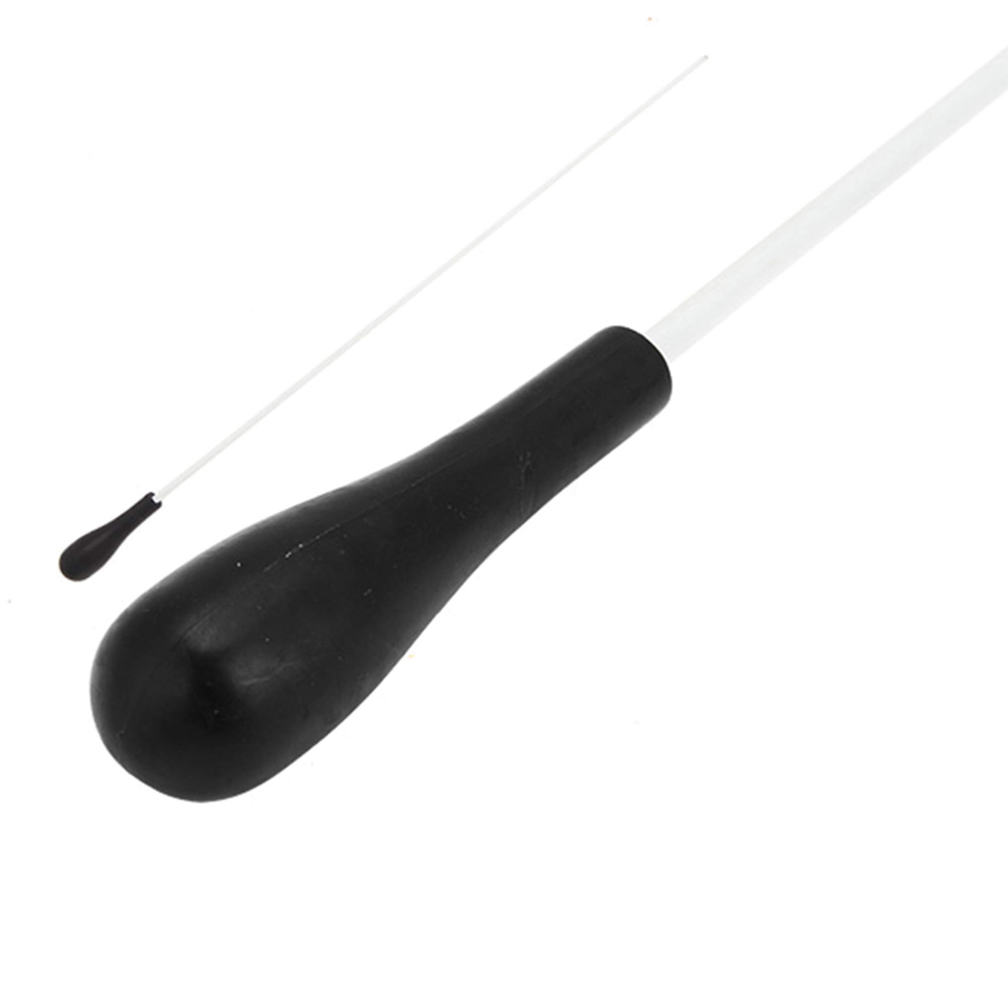 Lovermusic Długość 38,5 cm (38,5 cm), dyrygent muzyczny, orkiestra, pałeczka chóralna z czarnym uchwytem, opakowanie 20 sztuk