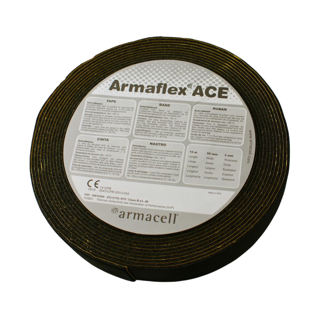 Armacell Armaflex - Cinta adhesiva Armaflex ACE, 15 m x 50 mm x 3 mm