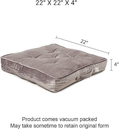 Vista 8 de REDEARTH Juego de 2 almohadas de terciopelo de terciopelo de algodón y rayón de alta calidad, lavables, extrasuaves, con asa, para comedor, patio