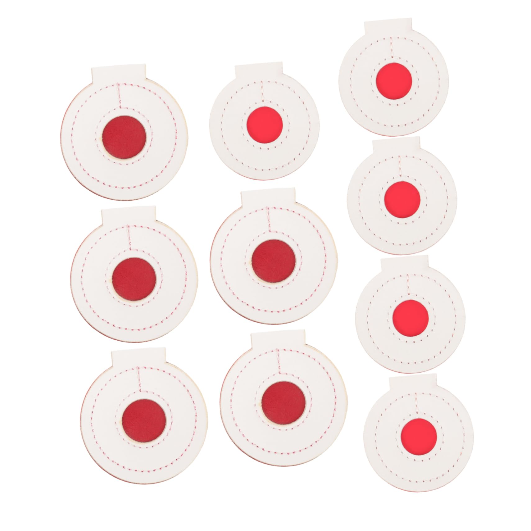BESTonZON 10pcs Bullseye Targets Compact Portable Shooting Range Targets for Archery Practice
