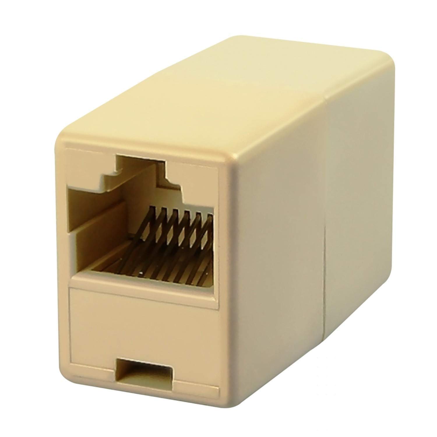 RJ45 CAT 5 Extender Plug Network Broadband Ethernet LAN Cable Joiner Coupler 8P8C Female to Female Network LAN Cable Coupler Adapter Connector (Pack of 1)-image-40
