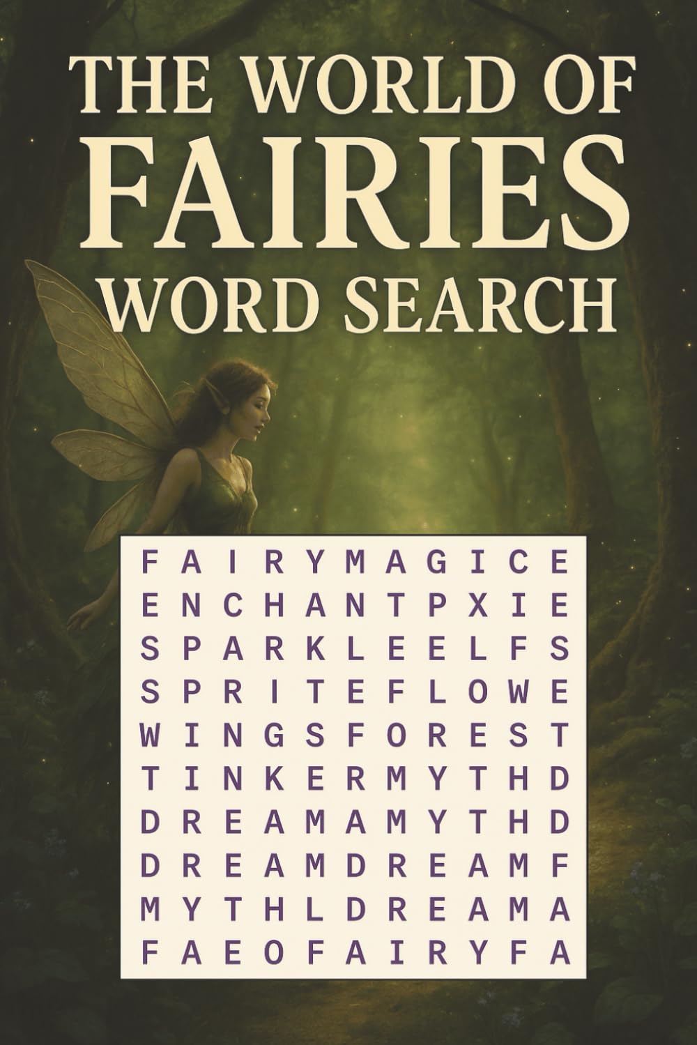 The World of Fairies Word Search: Fairy Word Search Puzzles – Fun and Magical Brain Games About Fairies, Pixies, Elves, Enchanted Forests, Spells & Fantasy Worlds | With Solutions