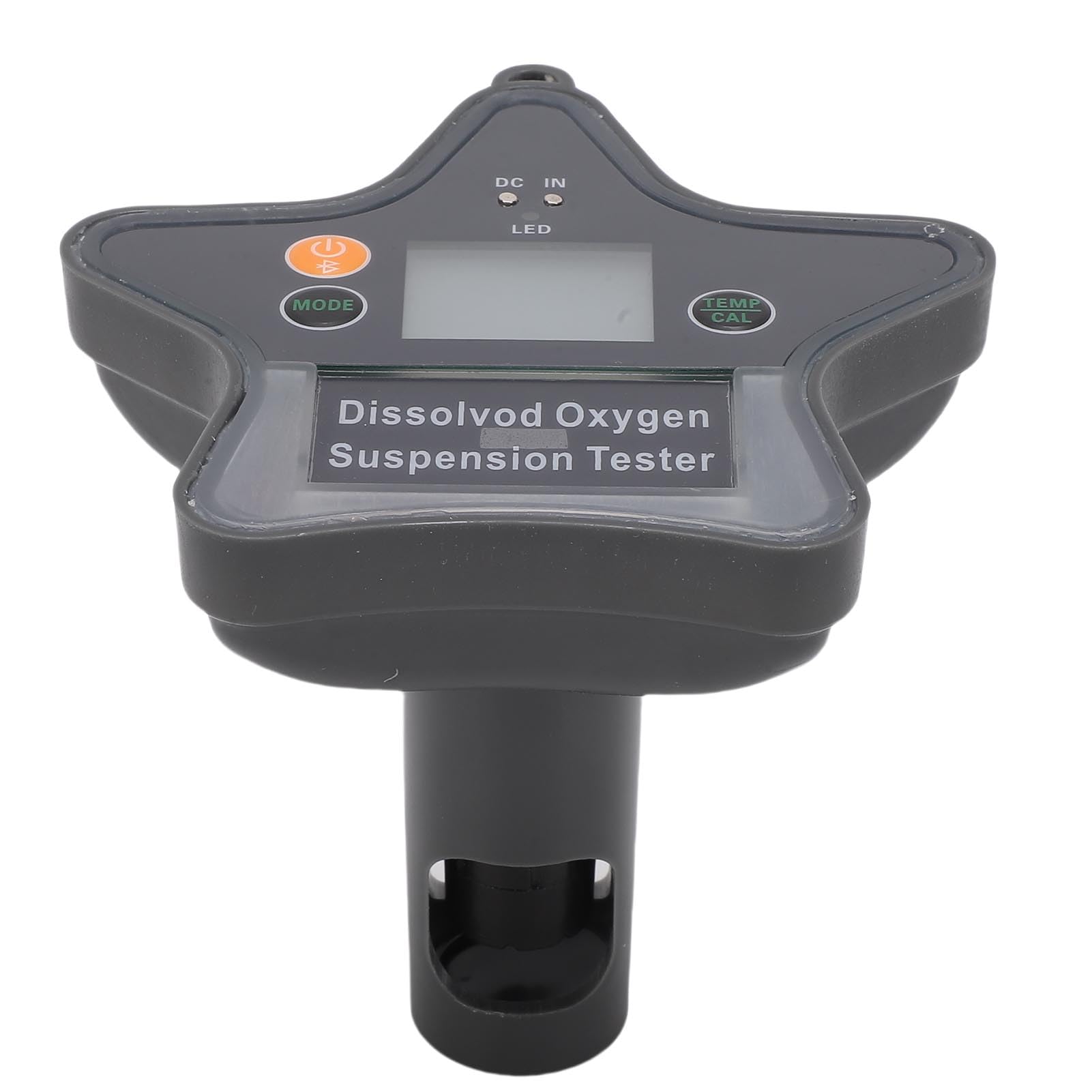 Medidor Digital de Oxígeno Disuelto Inalámbrico con Pantalla LED para Pruebas de Agua, Estanques Acuario, Peceras, Material Metálico Plástico