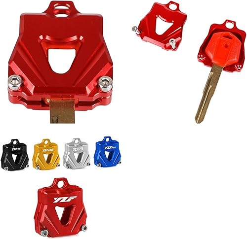 Miniatura 3 de Accesorios de motocicleta CNC Key Cover Cap Keys Case Shell Protector para Yamaha YZF-R1 R6 FZ1 FZ6 FJR1300 XJ6 FZ8 MT-07 MT-09 (color grande)