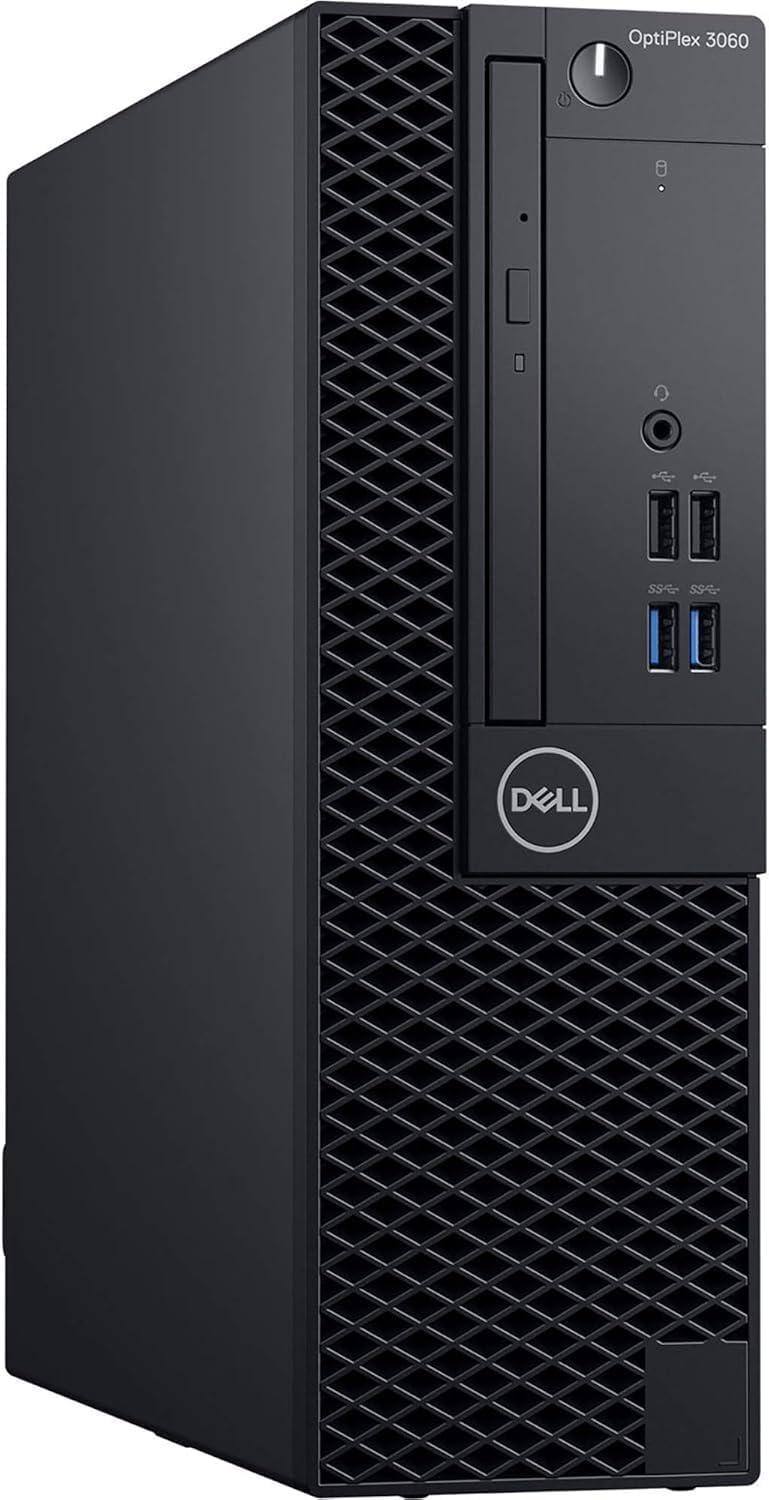 Dell Optiplex 3060 SFF Desktop Computer PC, Intel Core i5-8500, 16 GB RAM, 512 GB SSD, WiFi, Bluetooth, tastiera US QWERTY Windows, 11 Pro (ricondizionato)