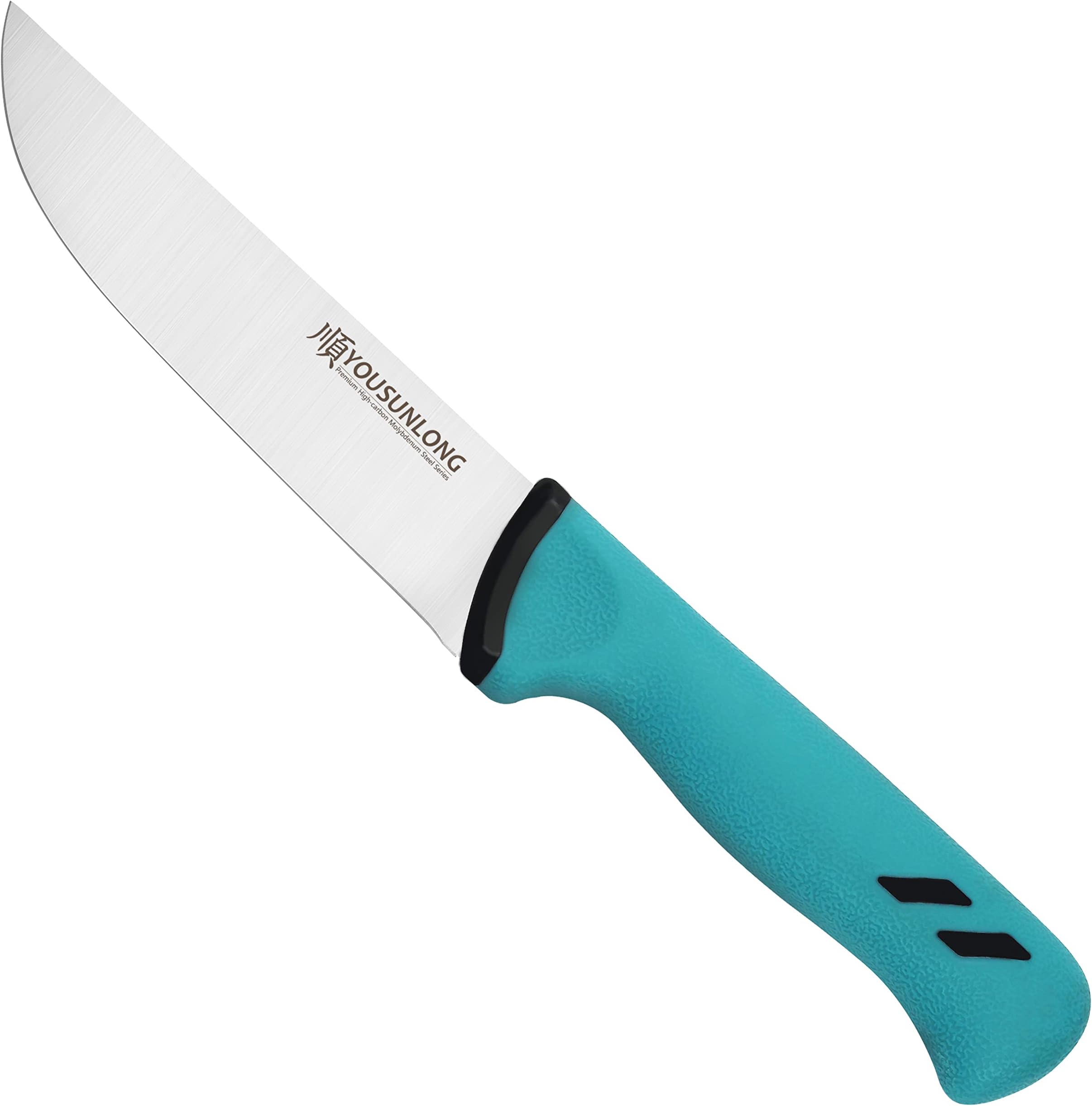 YOUSUNLONG Butcher knife for meat processing 6"(152mm) - Premium High-carbon molybdenum steel blade - Chef slicing knife - Ergonomic & non-slip handle