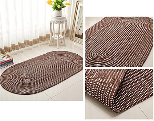 Tapis en corde tissée ovale MU, l'élégance textile pour salon et chambre