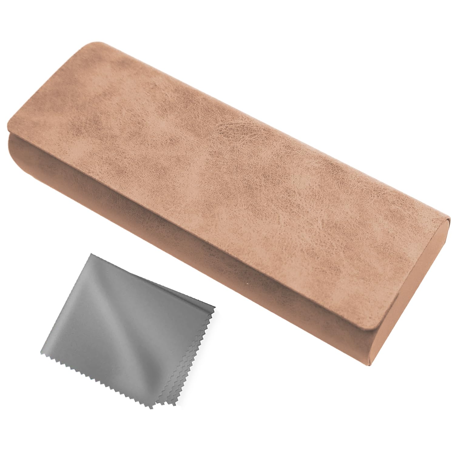 Eyglajdd Klassisches Hardcase Vintage Brillenetui, Premium M
