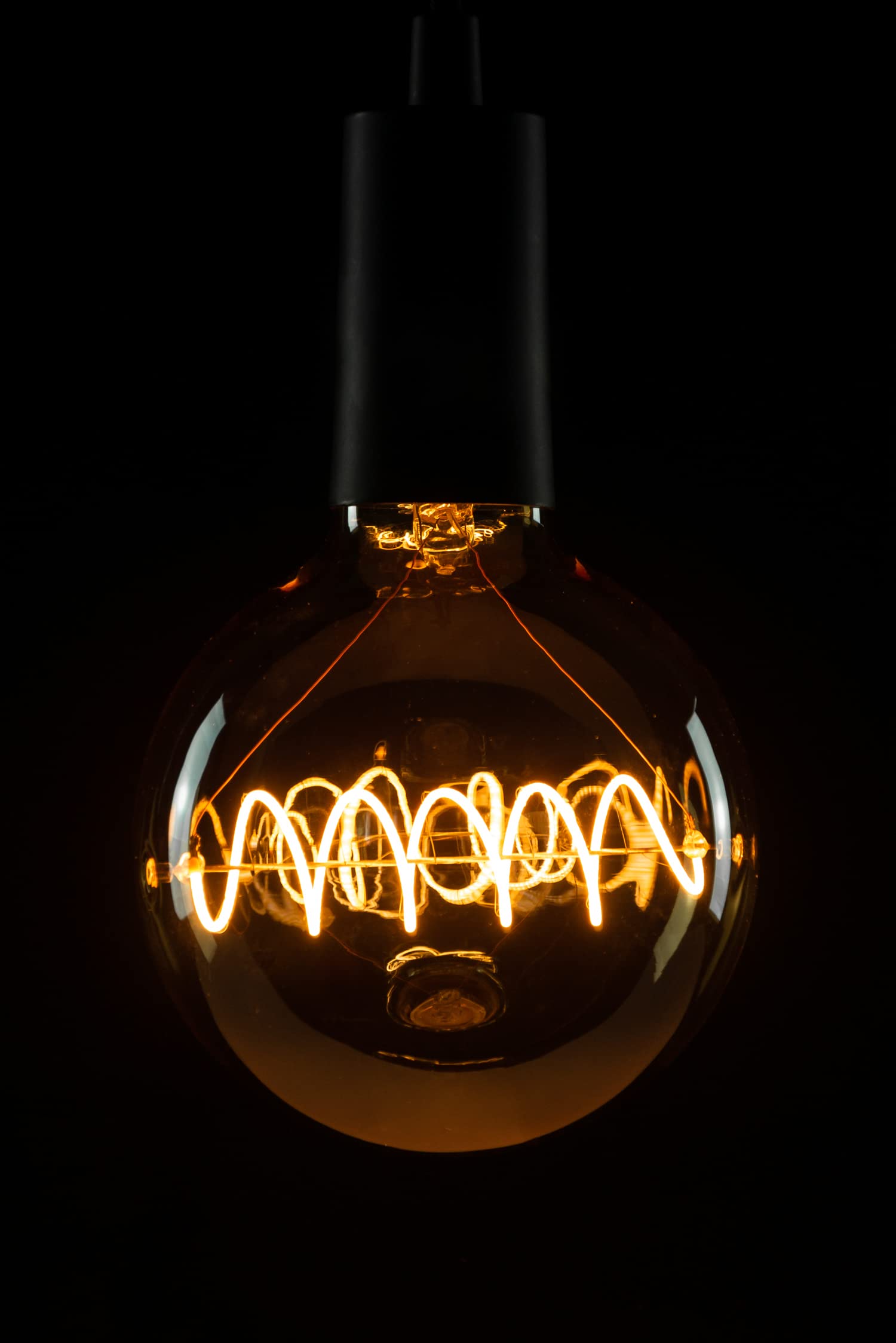 SEGULA LED Filament Lampe - Globe 125mm - gold - dimmbar - E27