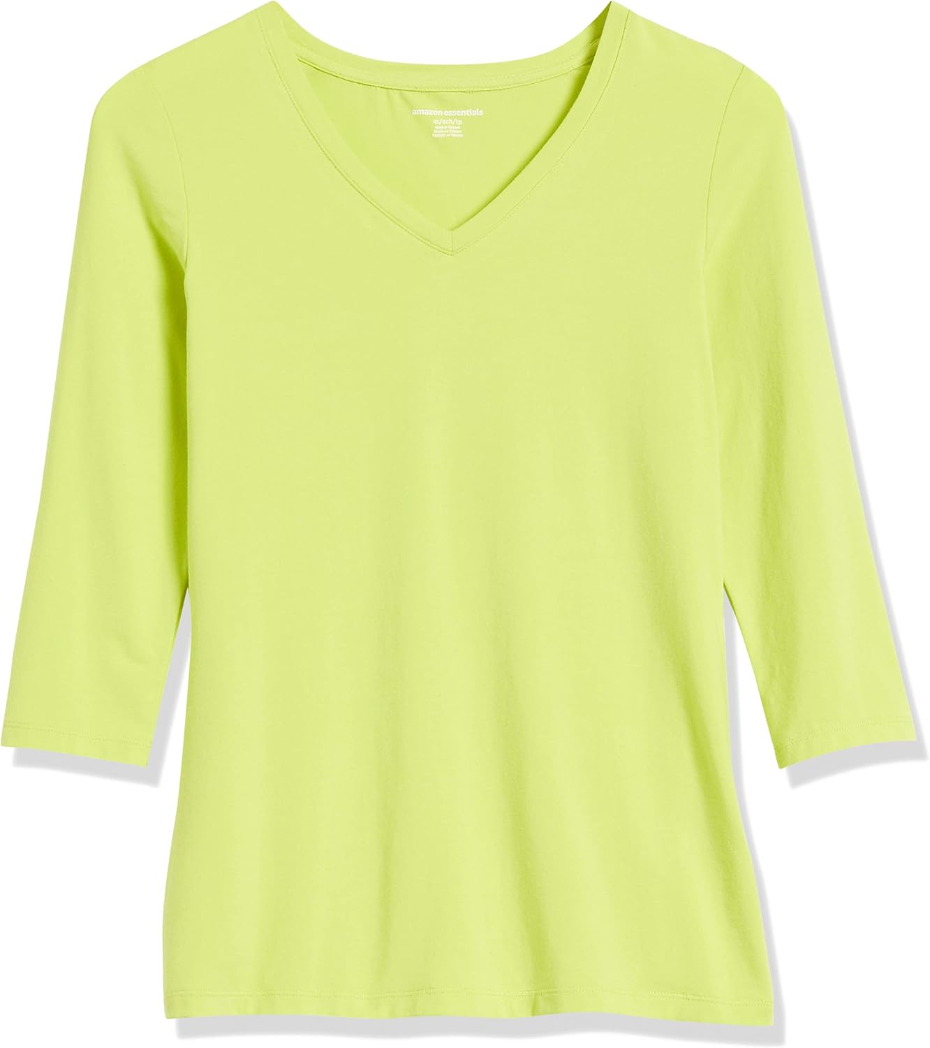 Amazon Essentials Women's Regular-Fit 3/4 Sleeve V-Neck T-Shirt (Available in Plus Size) - Image 6