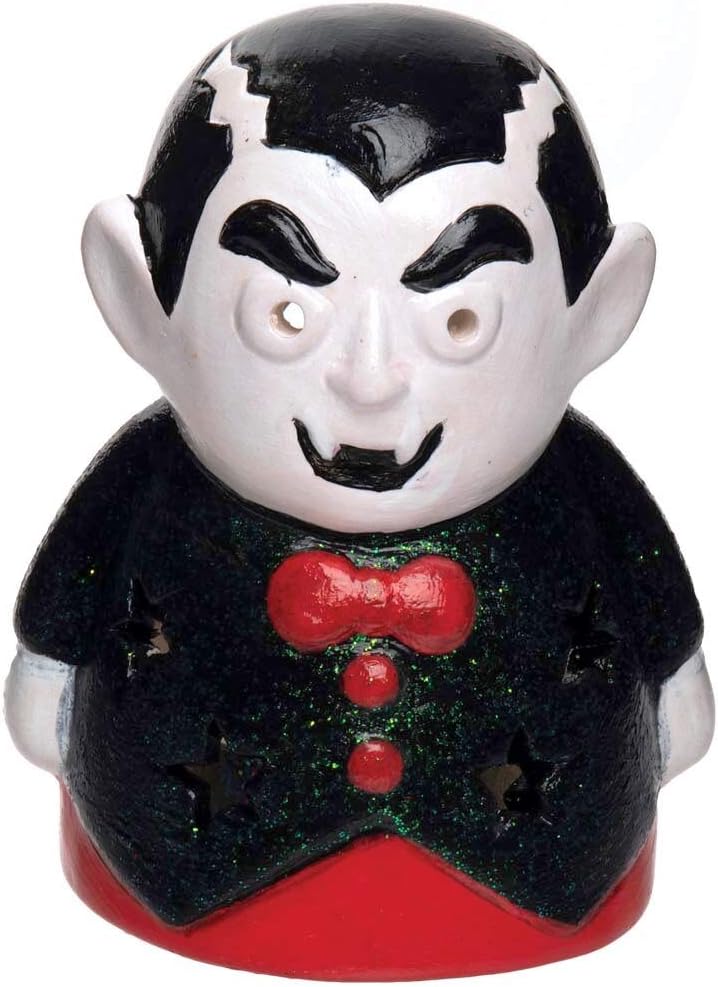 Baker Ross AX238 Halloween Ceramic Tealight Holders - Pack of 3, Decorate and Display for Halloween Decorations, Ideal Kids Arts and Crafts Project