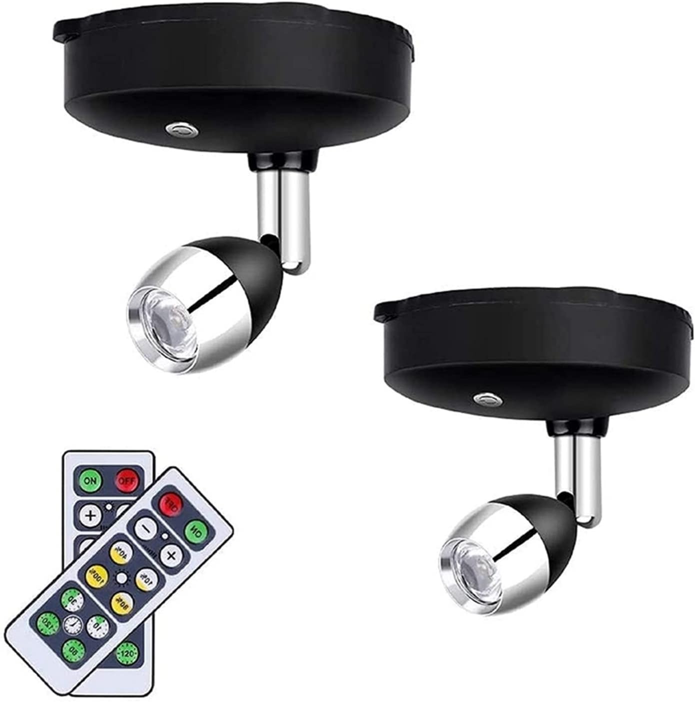 Wireless LED Picture Light Wireless Spotlight Indoor,Battery Operated