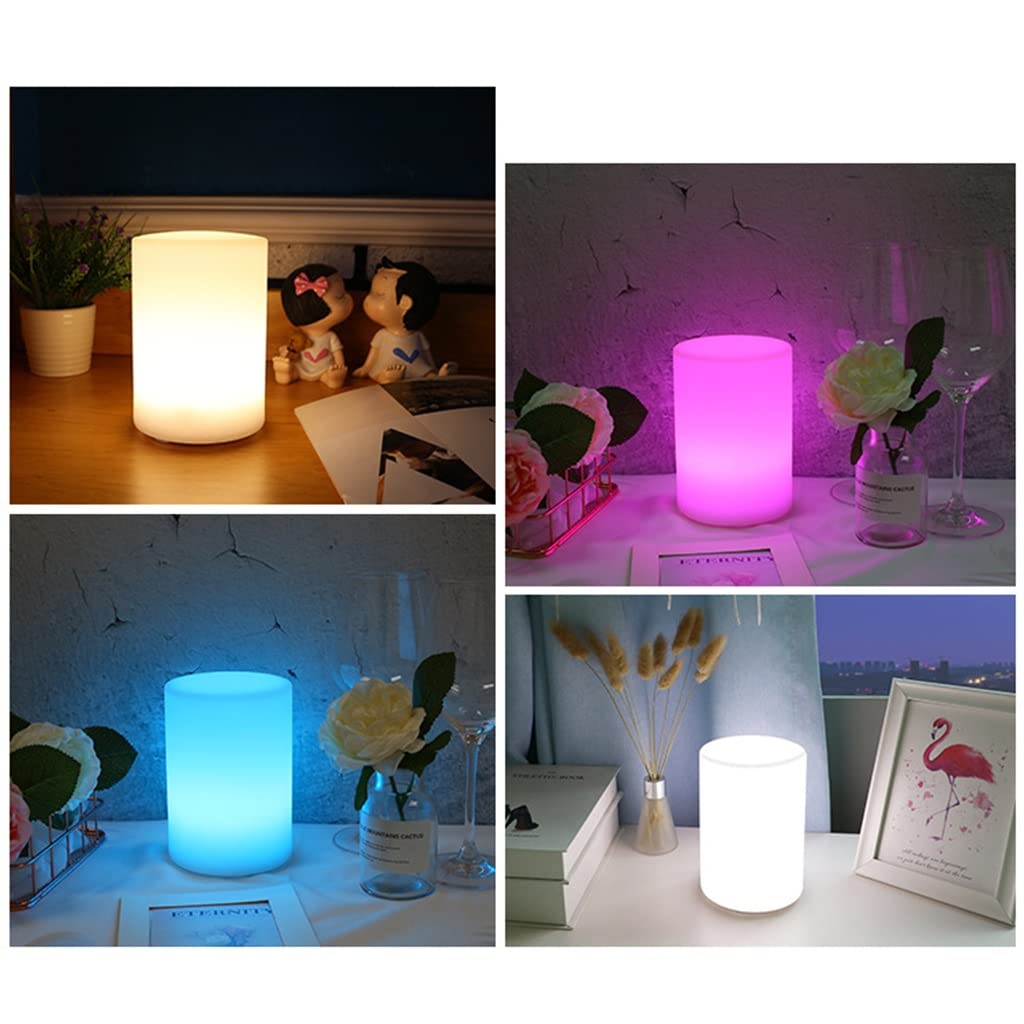 Lampada da Comodino USB, Music Sync RGB Cambia Colore Della Luce, Funziona con Alexa e Google Home, Controllo Vocale APP, per la Casa Delle Feste, la Camera da Letto