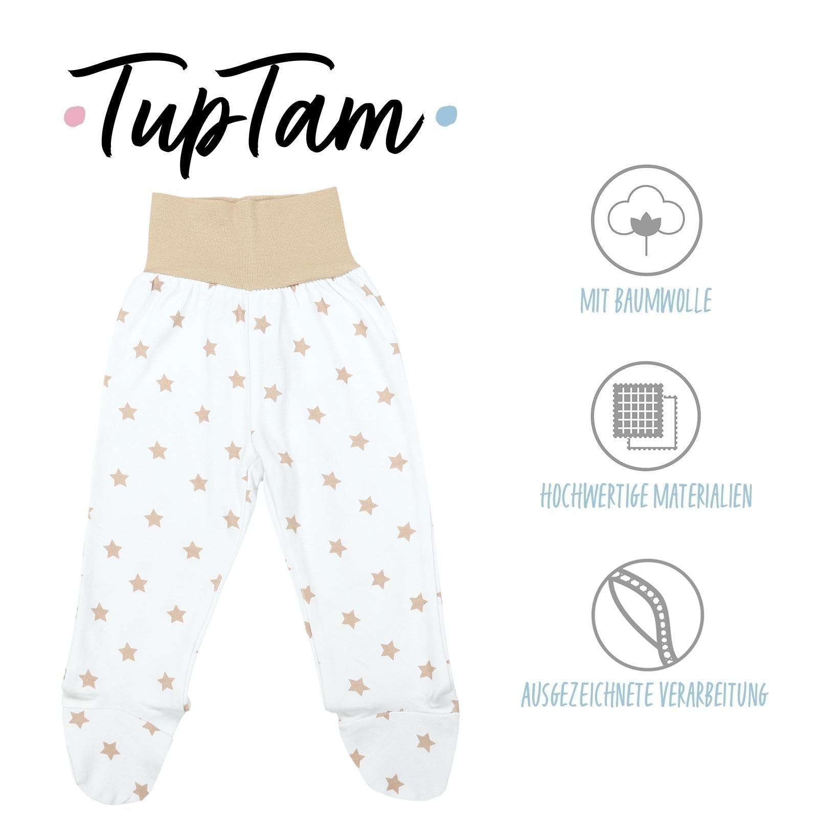 TupTam Pantalón con Pies de Bebé NIños NIña Pack de 5 - 4