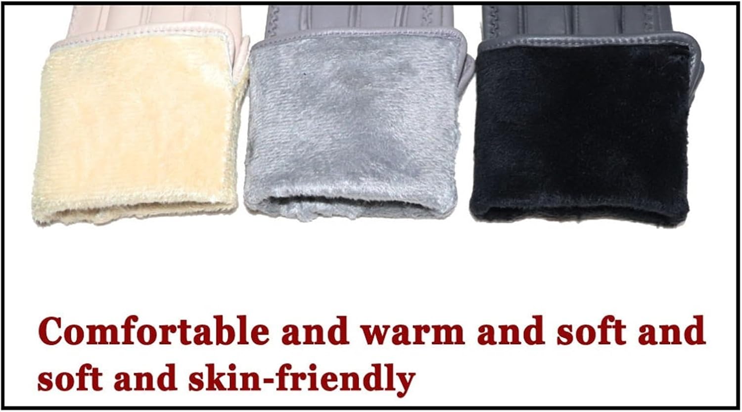 レディース 冬用 暖かい 厚手 薄手 タッチスクリーン レザー アウトドア ライディンググローブ