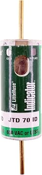 Littelfuse JTD 070 ID 70A, 600V, Class J Time Delay Fuse